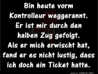 Lustiger Vorfall im Zug