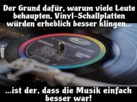 Vinyl: Der Sound der guten alten Zeiten