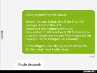 Mittelalterlicher Text-Twist