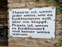 Theorie vs. Praxis: Der t�gliche �berlebenskampf