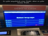Multilinguale Einbahnstraße