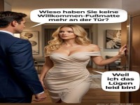 Willkommensfußmatte der ganz anderen Art