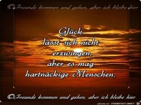 Glueck lasst sich nicht erzwingen