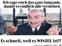 Es ist Winter