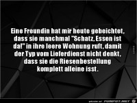 Eine Freundin hat mir