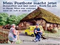 Mein Postbote macht jetzt Home-Office