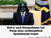 Spezialmaske für Trump
