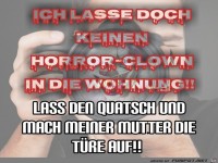 Horror Schwiegermutter Clown