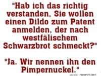 Humorvolle Idee: Dildo mit Brotaroma