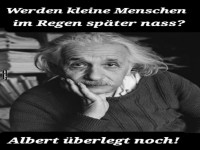 Denkt ein Genie an regenbedingte Nsse?