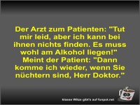 Der Arzt zum Patienten