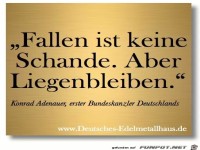 Fallen ist keine Schande...