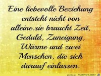 Eine liebevolle Beziehung