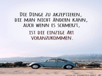 Dinge zu akzeptieren