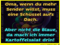 Sch�ssel auf dem Dach