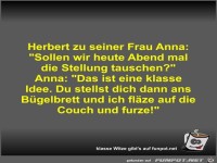 Herbert zu seiner Frau Anna