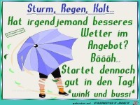 Sturm Regen Kalt