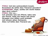 K�nntest du bitte den Tierarzt rufen ?