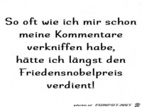 Kommentare verkniffen