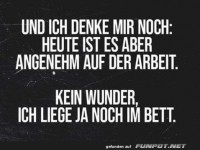 Angenehm auf der Arbeit