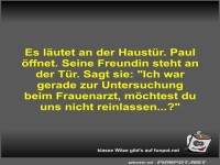 Es l�utet an der Haust�r
