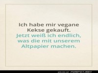 Vegane Kekse und das Altpapier-Geheimnis