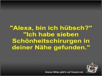 Alexa, bin ich hbsch?
