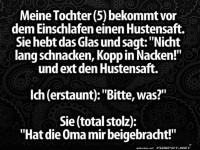 Hustensaft-Hero: Oma bildet Profis aus!