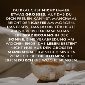 Kaffeetasse-und-Lebensweisheit:-Kleine-Freuden.jpg von Sophie48