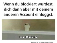 Blockiert und trotzdem wieder da