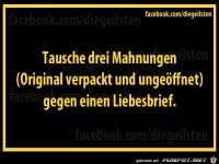 diegeilsten Mahnungen