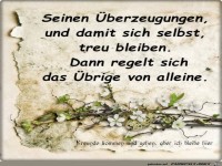 seinen Ueberzeugungen