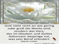 Gott sieht nicht an