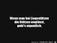 St�tzen weglassen