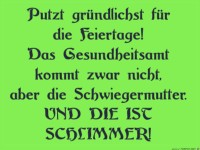 feiertage putzen