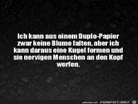 Kugel aus Duplo-Papier