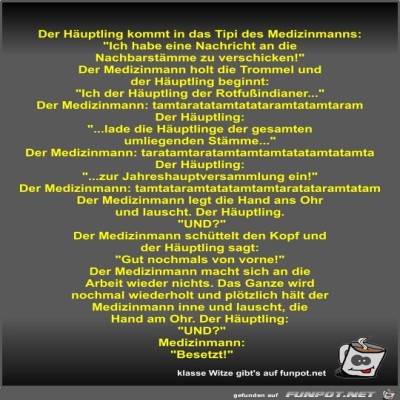 Der-Häuptling-kommt-in-das-Tipi-des-Medizinmanns.jpg von Fossy