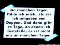 An manchen Tagen