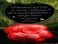 Manchmal bist du in unseren Tr�umen