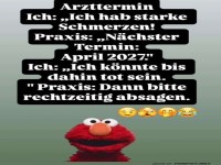 Humorvolles Wartezimmer-Dilemma