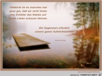 Vielleicht ist es manchmal ganz gut