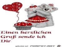 einen herzlichen gruss sende ich dir