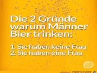 2 Gr�nde warum M�nner Bier trinken