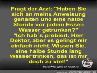 Fragt der Arzt