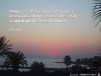 wenn du am Morgen erwachst a