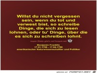 Willst du nicht vergessen
sein