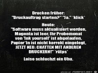 Drucken fr�her und heute