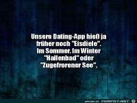 Die Dating-App damals