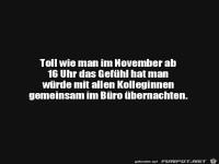 Es wird fr�h dunkel