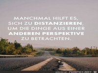 Sich distanzieren